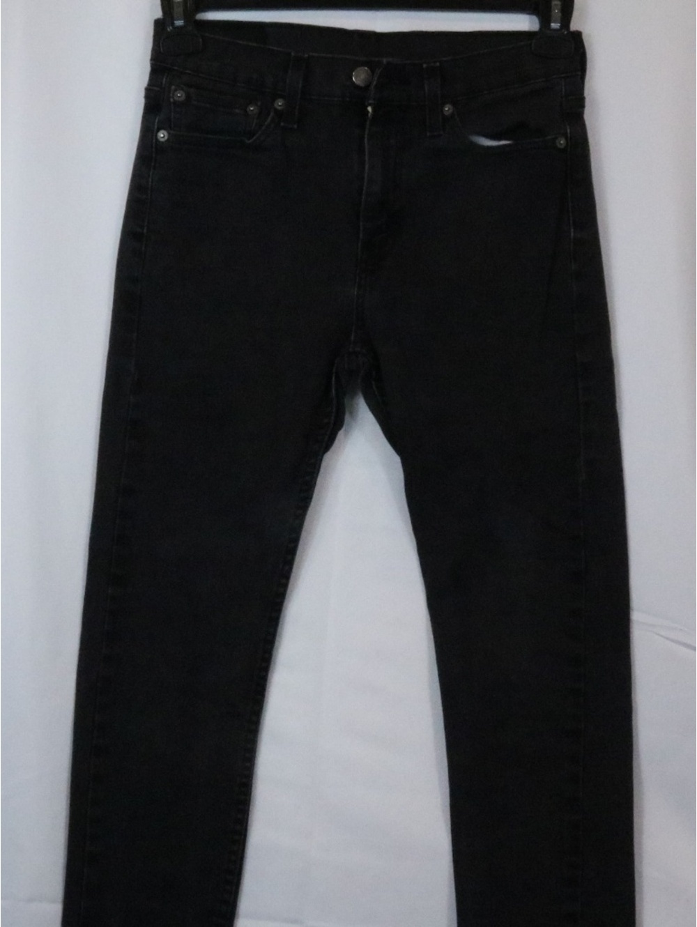 Levi's 510 Men's W29xL30 Classic Black Denim Zipper Fly 5 Pocket Skinny Jeans